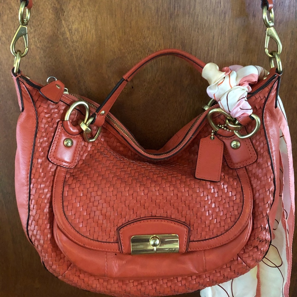 Coach bag AND matching wristlet!!